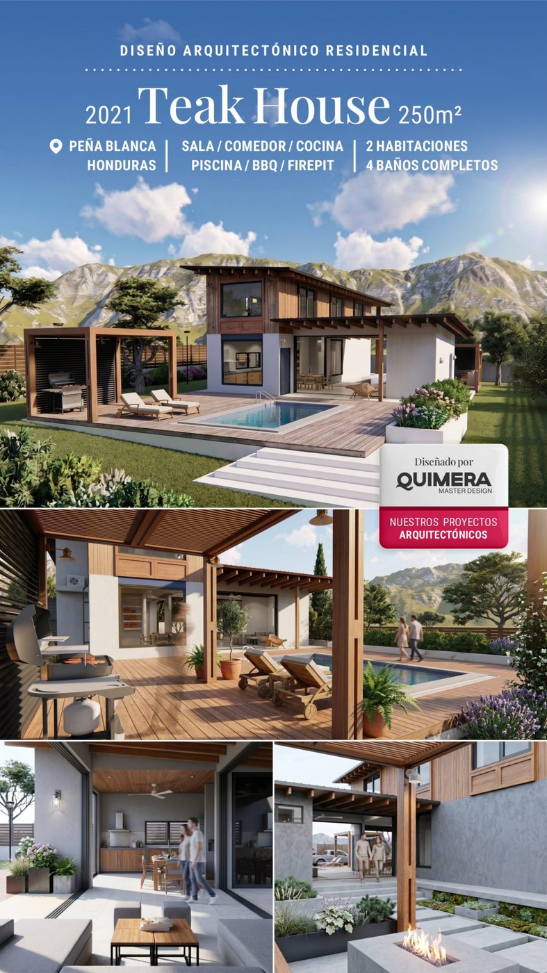 Teak House diseño residencial