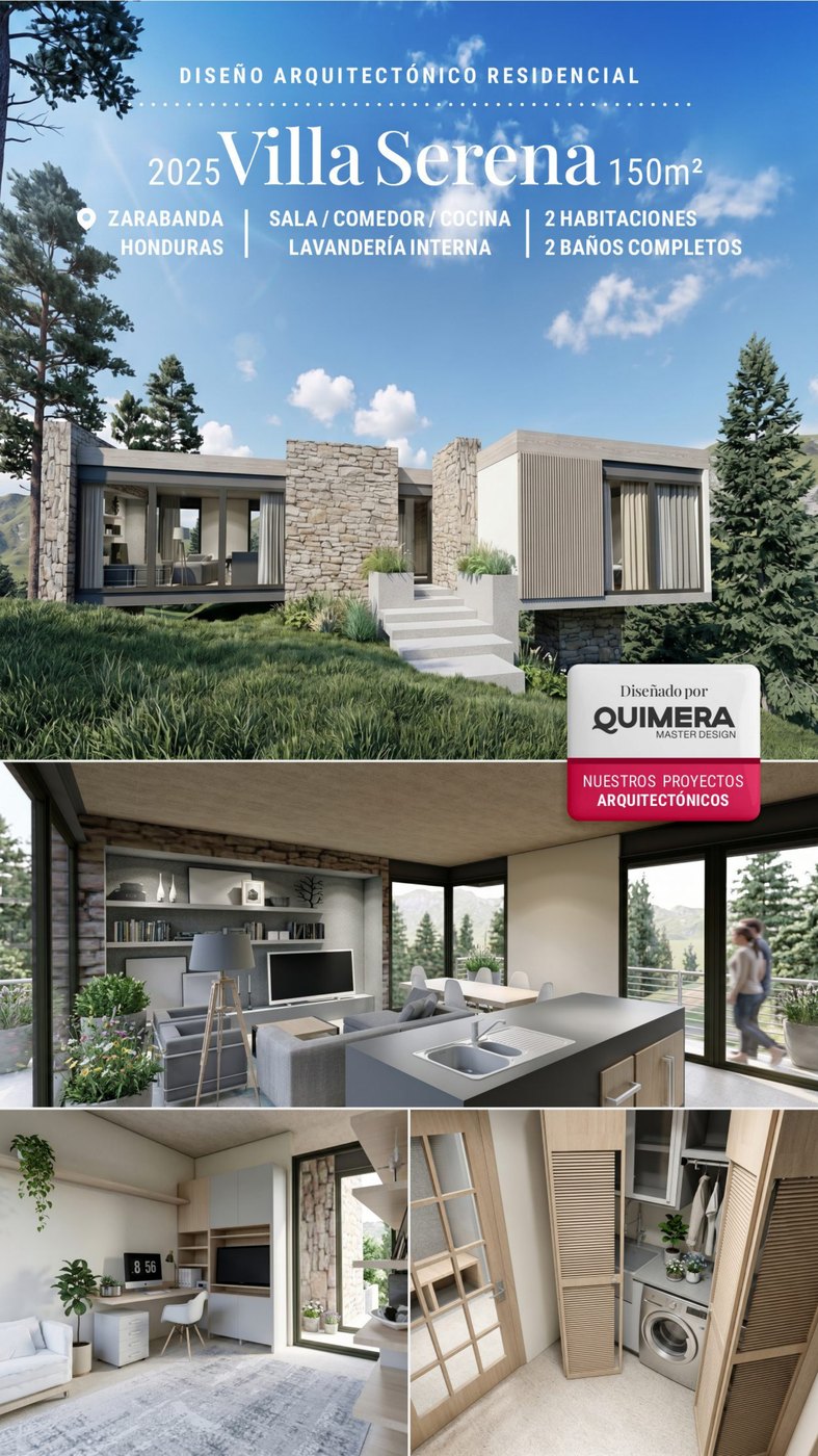 Villa Serena diseño arquitectónico residencial